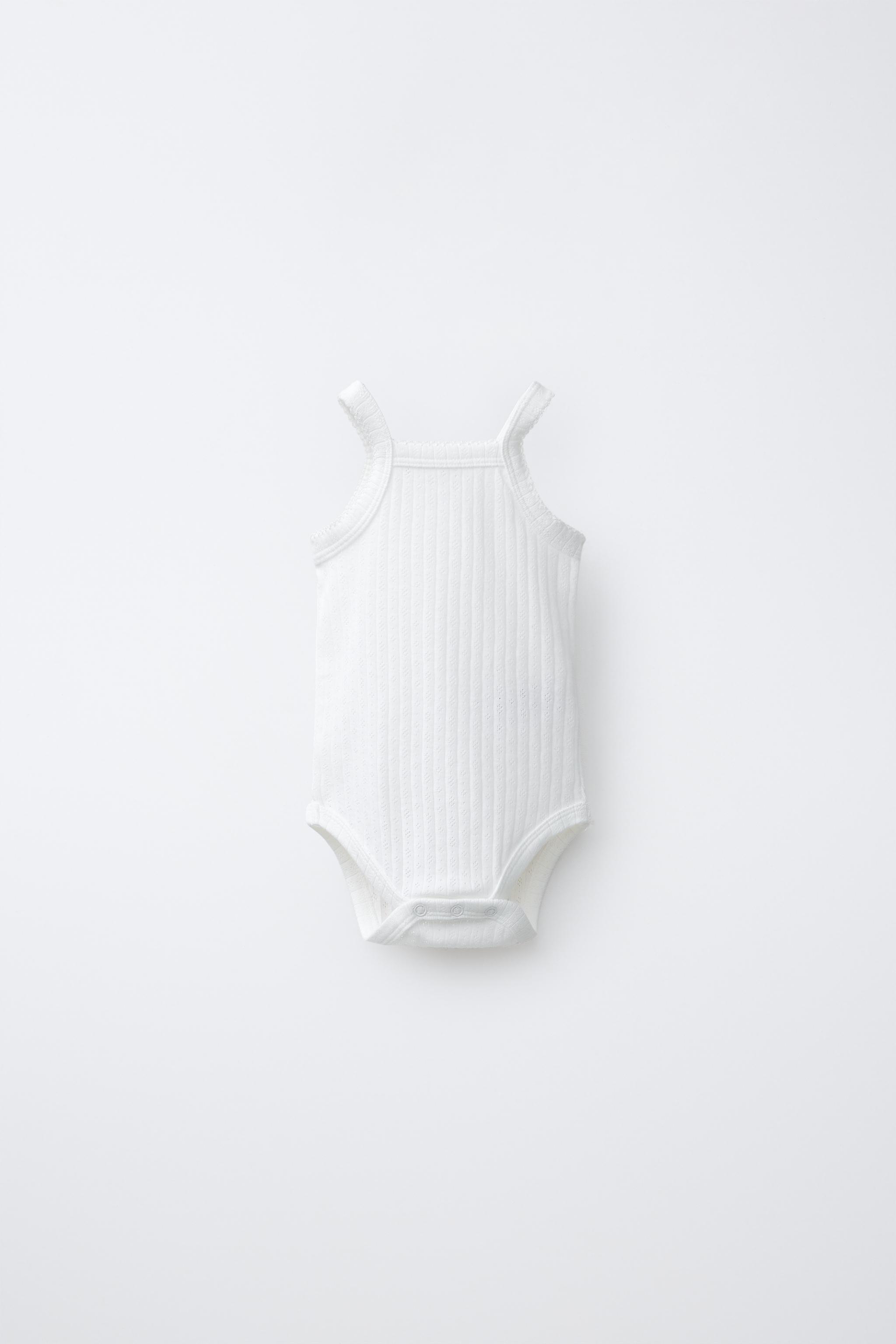 THREE-PACK OF POINTELLE STRAP BODYSUITS